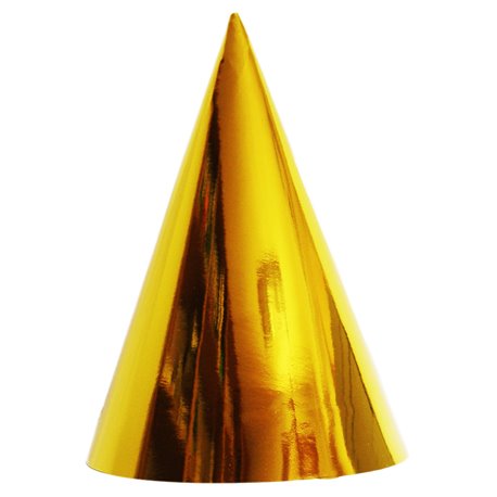 Coifuri de petrecere 16cm Auriu Metalizat - Copii, Radar SMFIT.C16AURIU