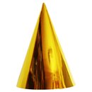 Coifuri de petrecere 20cm auriu metalizat - Adulti, Radar SMFIT.C20.AURIU