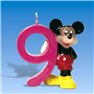 Lumanare aniversara Cifra 9 pentru tort cu Mickey Mouse, Amscan RM551108