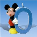 Lumanare pentru tort - Cifra 0 cu Mickey Mouse, Amscan RM551099