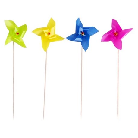 Scobitori decorative cu morisca - Garden Party, Amscan RM551720, Set 8 buc