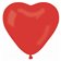 Baloane latex inima 10"/25 cm Rosu, ACR.45