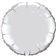 Balon folie figurina rotund uni argintiu - 81cm, Radar 406500