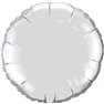 Balon Folie Figurina Rotund Uni Argintiu - 32"/81cm, Radar F406500P