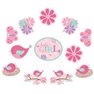 Decupaje pentru decor camera - Baby Girl, Amscan 191121, Set 12 buc