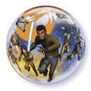Balon Bubble 22"/56cm Star Wars Rebels, Qualatex 10589