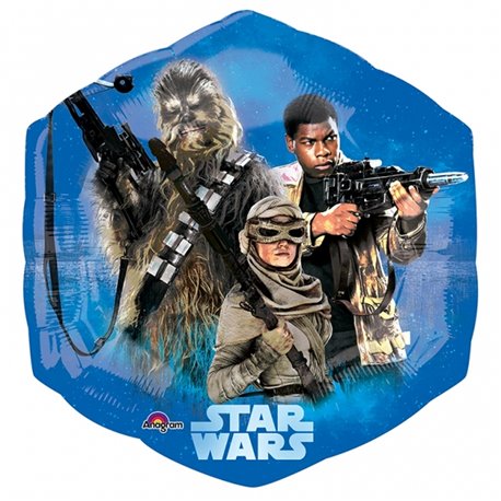 Balon Folie Figurina Star Wars The Force Awakens - 53x58cm, Amscan 3162401