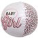 Balon folie orbz sfera Baby Girl - 43cm, Northstar Balloons 01026
