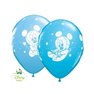 Baloane latex 11"/28 cm Mickey Mouse Baby , Qualatex 42839, Set 25 buc