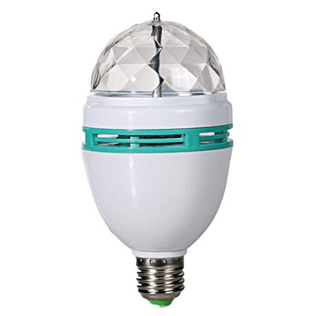 Bec rotativ disco multicolor cu LED, Radar 57/1295