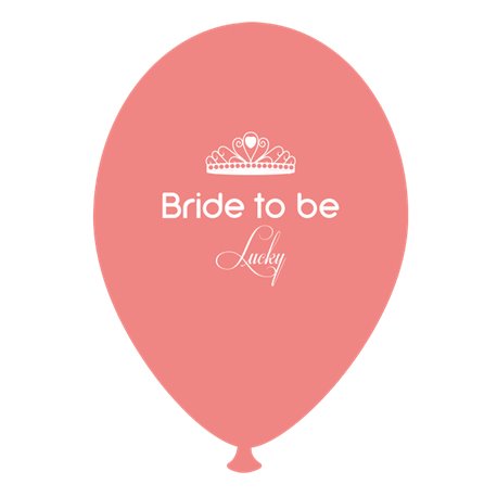 Baloane latex somon pentru burlacite - Bride to Be Lucky, Radar GI.BTBL.SOMON