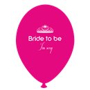 Baloane latex fuchsia pentru burlacite - Bride to Be I'm Sexy, Radar GI.BTBIS.F