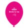Baloane latex fuchsia pentru burlacite - Bride to Be Lucky, Radar GI.BTBL.F