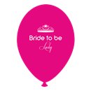 Baloane latex fuchsia pentru burlacite - Bride to Be Lucky, Radar GI.BTBL.F
