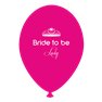Baloane latex fuchsia pentru burlacite - Bride to Be Lucky, Radar GI.BTBL.F