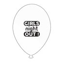 Baloane latex albe pentru burlacite - Girls Night Out, Radar GI.GNO.WBK