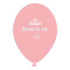Baloane latex roz pentru burlacite - Bride to Be Lucky, Radar GI.BTBL.PINK