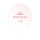 Baloane latex albe pentru burlacite - Bride to Be Lucky, Radar GI.BTBL.WSOMON