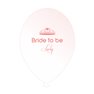 Baloane latex albe pentru burlacite - Bride to Be Lucky, Radar GI.BTBL.WSOMON