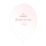 Baloane latex albe pentru burlacite - Bride to Be Lucky, Radar GI.BTBL.WPINK