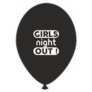 Baloane latex negre pentru burlacite - Girls Night Out, Radar GI.GNO.BK