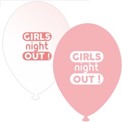 Baloane latex asortate pentru burlacite - Girls Night Out, Radar GI.GNO.PINK/WH