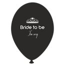 Baloane latex negre pentru burlacite - Bride to Be I'm Sexy, Radar GI.BTBIS.BK