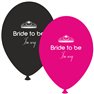 Baloane latex asortate pentru burlacite - Bride to Be I'm Sexy, Radar GI.BTBIS.BK/FUCHSIA