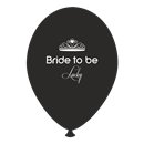 Baloane latex negre pentru burlacite - Bride to Be Lucky, Radar GI.BTBL.BK