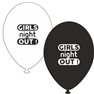 Baloane latex asortate pentru burlacite - Girls Night Out, Radar GI.GNO.BK/WH