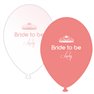 Baloane latex asortate pentru burlacite - Bride to Be Lucky, Radar GI.BTBL.SOMON/WH