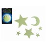 Stele si luna fosforescente pentru decorarea incaperii, Radar 90/1002, Set 15buc