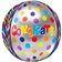 Balon folie orbz sfera Congratulation - 40 cm, Amscan 28373