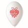 Baloane latex albe inscriptionate "Martisor", Radar GI.MARTISOR