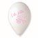 Baloane latex albe inscriptionate "Este Fetita", Radar GI.EF.WH.T2
