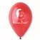 Baloane latex rosii inscriptionate Craciun Fericit, Radar GI.XMAS.RED.T1