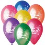 Baloane latex sidefate 10"/26cm inscriptionate "La multi ani!", Radar GMI90.LMA