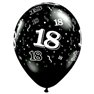 Baloane latex  11" Asortate 18 ani , Qualatex 25064