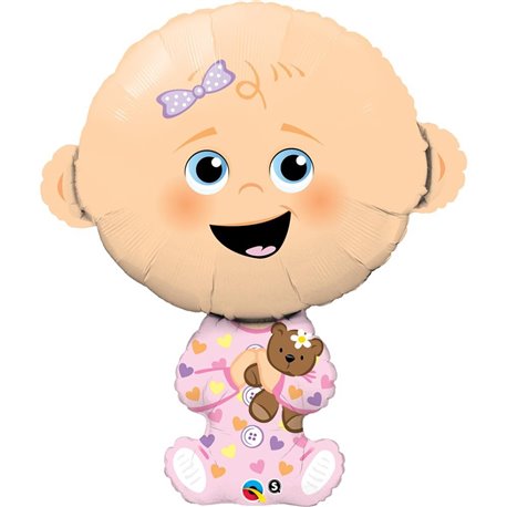 Balon Folie Figurina 96 cm Bebelus Fata, Qualatex 43362