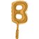 Balon micro folie litera B aurie - 18cm, Radar 07212