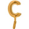 Balon Micro Folie litera C aurie - 18cm, Radar GB07222G