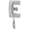 Balon Micro Folie litera E argintie - 18cm, Radar GB07249S