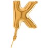 Balon micro folie litera K aurie - 18cm, Radar 07302