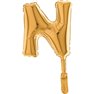 Balon Micro Folie litera N aurie - 18cm, Radar GB07332G