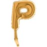 Balon Micro Folie litera P aurie - 18cm, Radar GB07352G