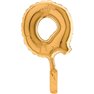 Balon Micro Folie litera Q aurie - 18cm, Radar GB07362G