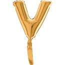 Balon Micro Folie litera V aurie - 18cm, Radar GB07412G