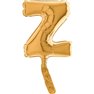 Balon Micro Folie litera Z aurie - 18cm, Radar GB07452G