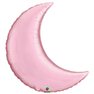Balon folie figurina semiluna Pearl Pink - 89cm, Qualatex 746236