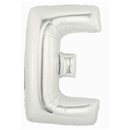 Baloane Folie Mari cu Litere A-Z Argintii, 86 cm / 34", Northstar Balloons, 1 buc